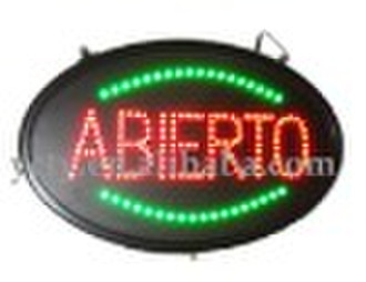 UL/CE approved  oval  Led sign