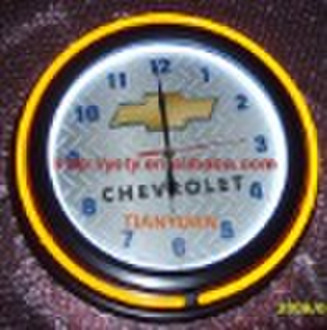 neon clock