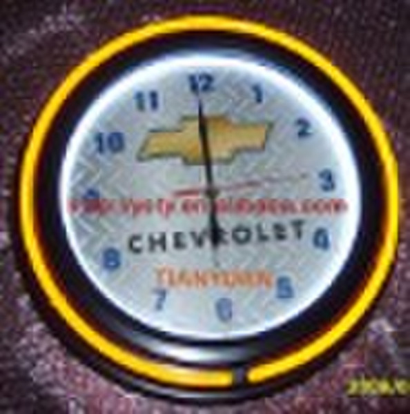 neon clock