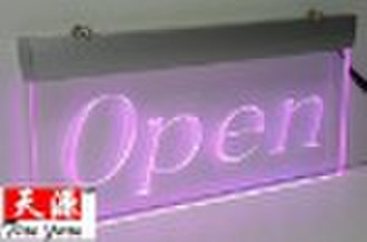 Full color  open acrylic led sign