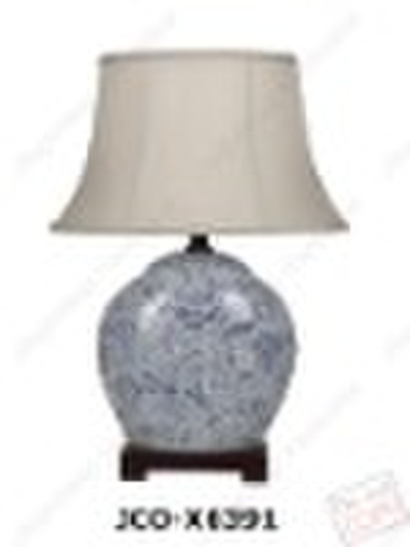 Keramik Vase Lampe
