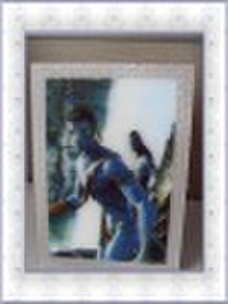 3D recycled paper photo frame