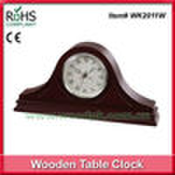 Fashion quartz wooden table clock