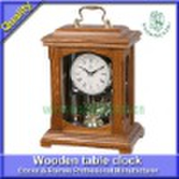 Fashion quartz wood desk clock