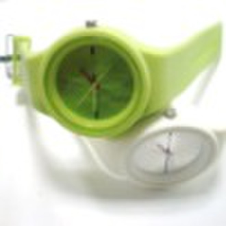 Fashion silicone rubber watch