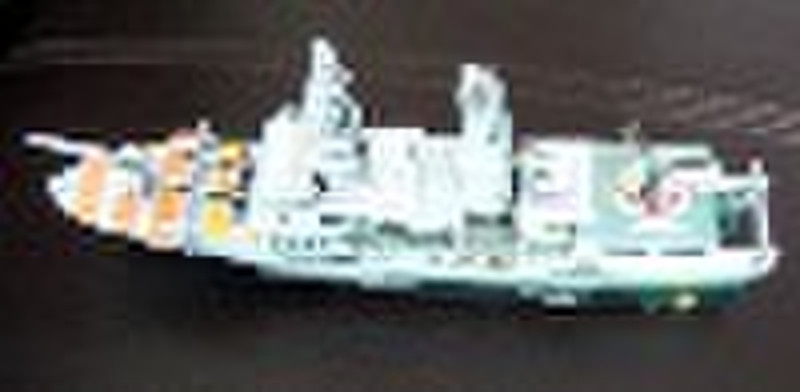 3D Paper Puzzle ship miniature