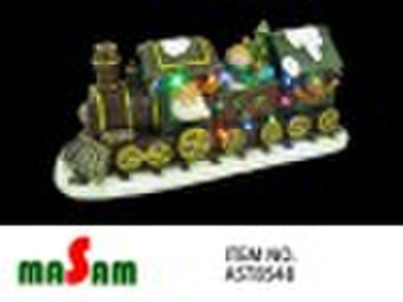 Christmas train w/LED lights
