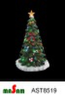 Christmas tree w/LED string lights