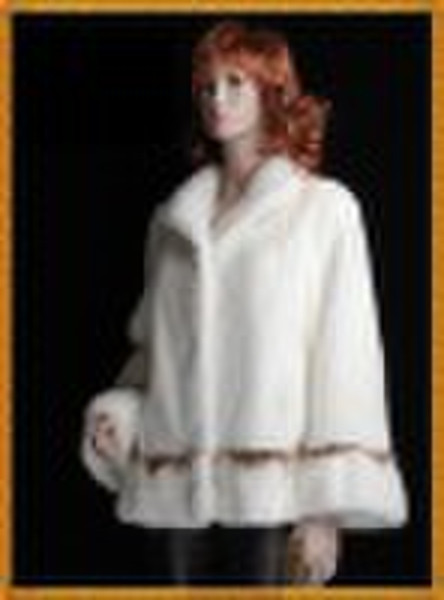 white mink coat