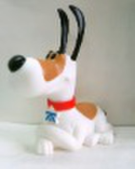 dog-shaped coin bank with long ears