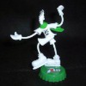 7-up plastic bendable figure promotional item