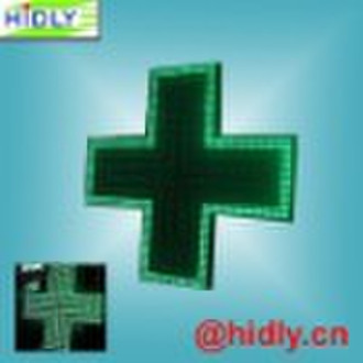 outdoor led pharmacy cross signage