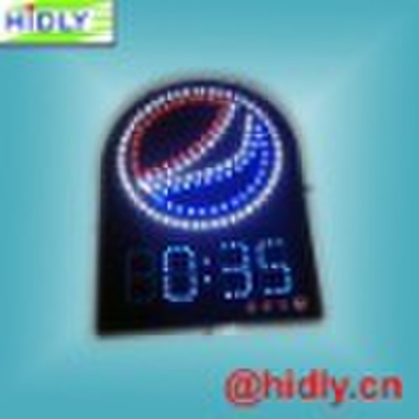 indoor acrylic time LED signs