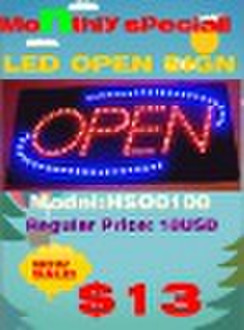 Low price open LED SIGN, Signage