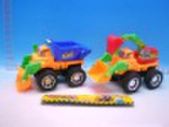 Friction power plastic truck,2 asst