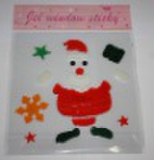 Fashion Weihnachtsfenster Jelly Gel Sticker