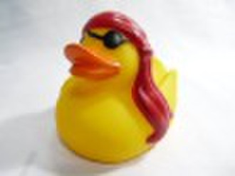 bath toy duck with pirate design