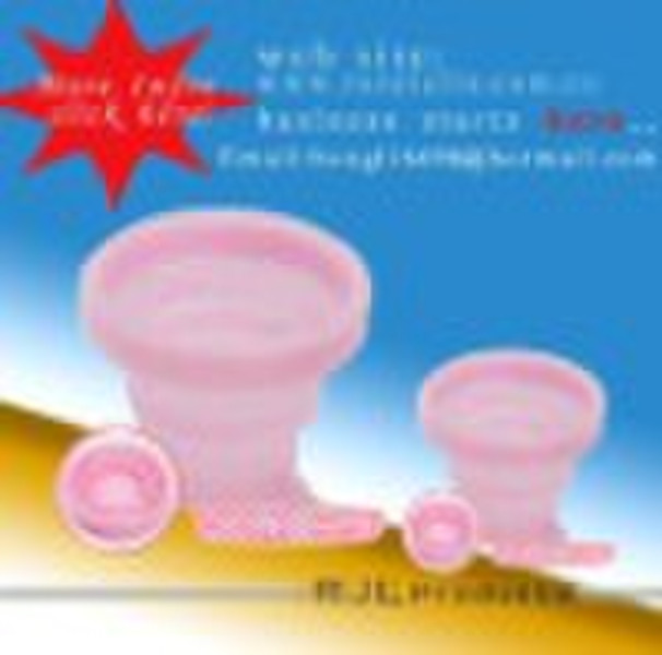 Silicone foldable water cup