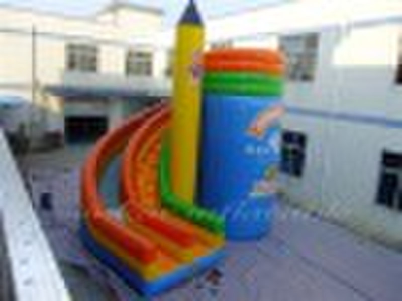 inflatable rocket slides