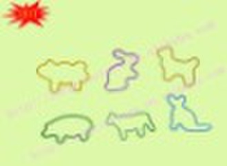 tpr farm animal shape rubber band and silly bands