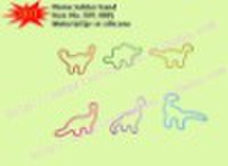 tpr dinosaur shape rubber band and silly band
