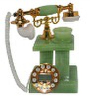 Graceful Jade Antique Telephone