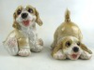 Resin animal ZH39001-3 dog