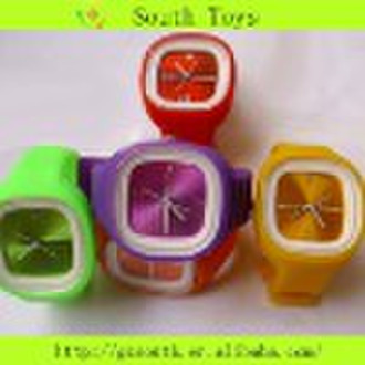 Colorful 1 ATM Silicone digital watch bandz