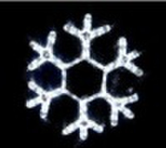 led motif rope light snowflake