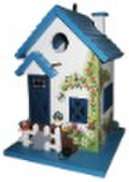 wooden bird house