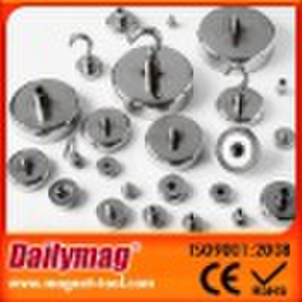 NdFeB Pot Magnet , Round Base Magnet