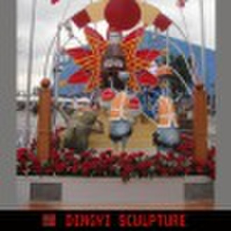2010 World Expo. theme park fiberglass sculpture