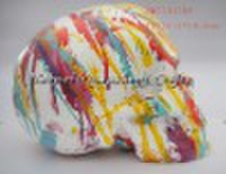 Resin Colorful Skull