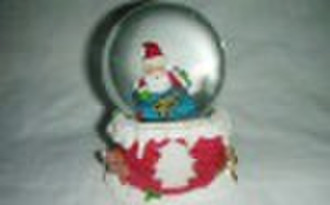 lovely resin snow globe