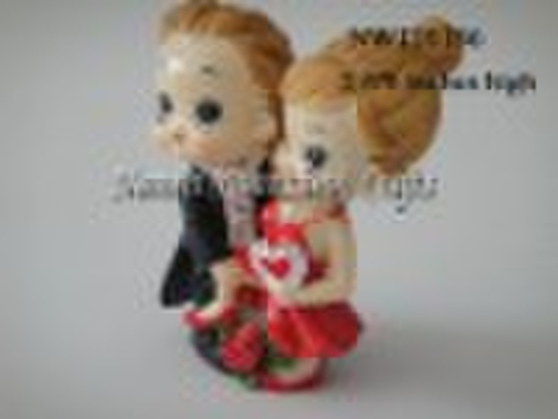 Lovely resin wedding decoration