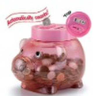 Digital Auto Counting Piggy Bank