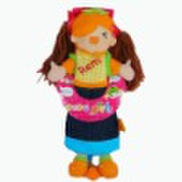 Cartoon oranges doll pen bag