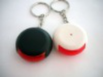 ABS plastic round whistle key finder keyring (beep