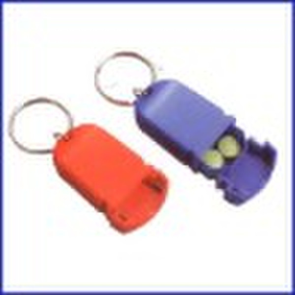 Plastic travel pill case keyring (travel pill box