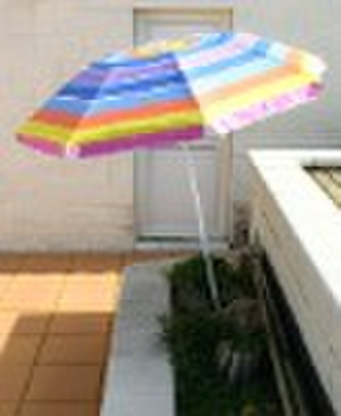 two foldable beach umbrella