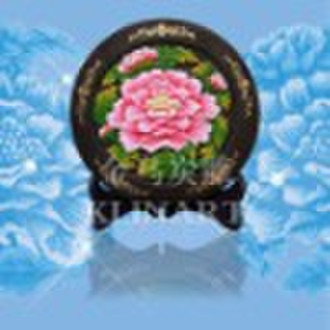 Red Peonys Plate Air Purifier