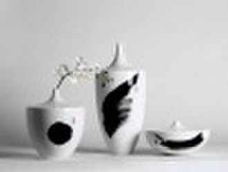 apple tree ceramic vase,craft ceramic, home decora