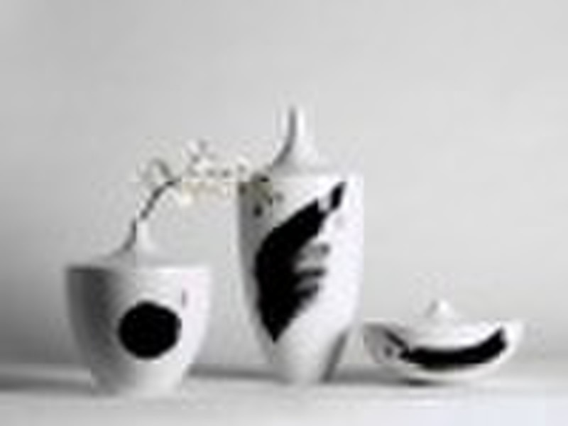 apple tree ceramic vase,craft ceramic, home decora