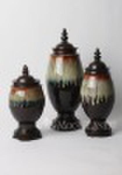 home decoration, American style ceramic storage ta