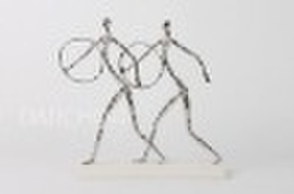 AA  sliver-gilt metal home decoration