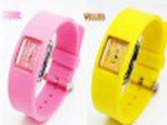 Gum silicone watch