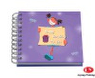 2011 Top quality Spiral Notebook with cartoon.