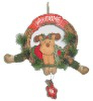 Wreath with moose