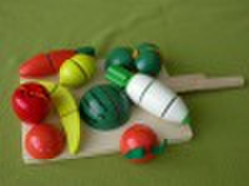 wooden fruit toy