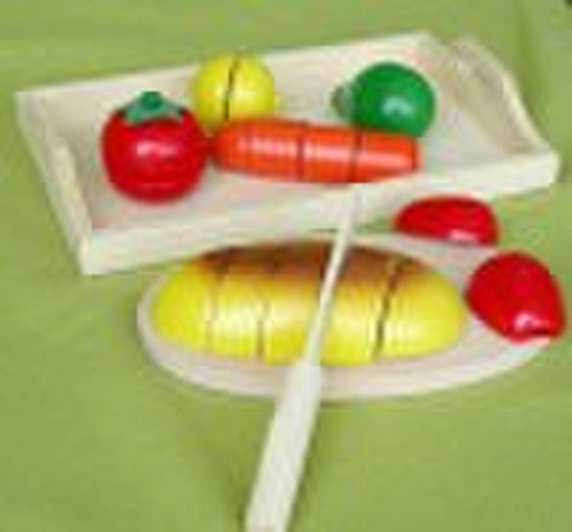 childern fruit wooden toy